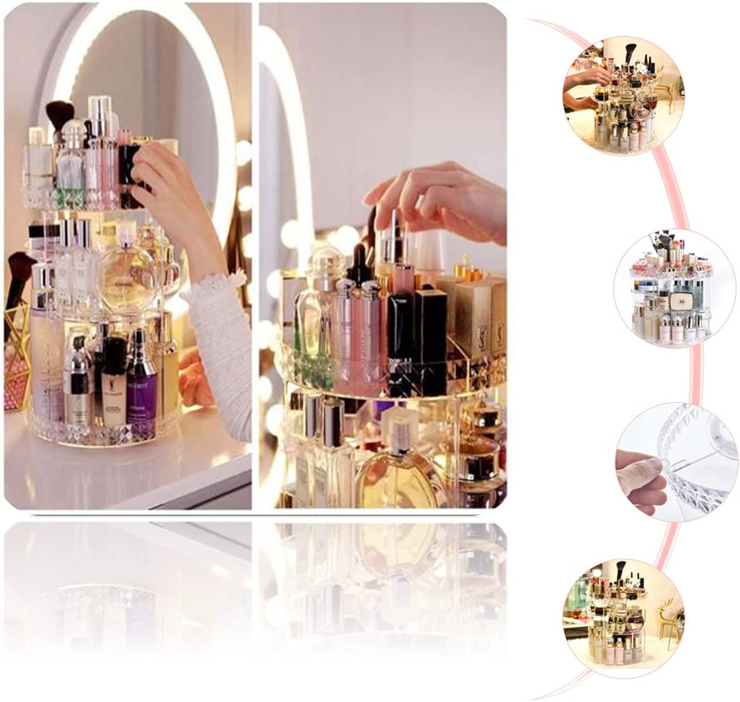 منظم مكياج دوار - 360 درجة