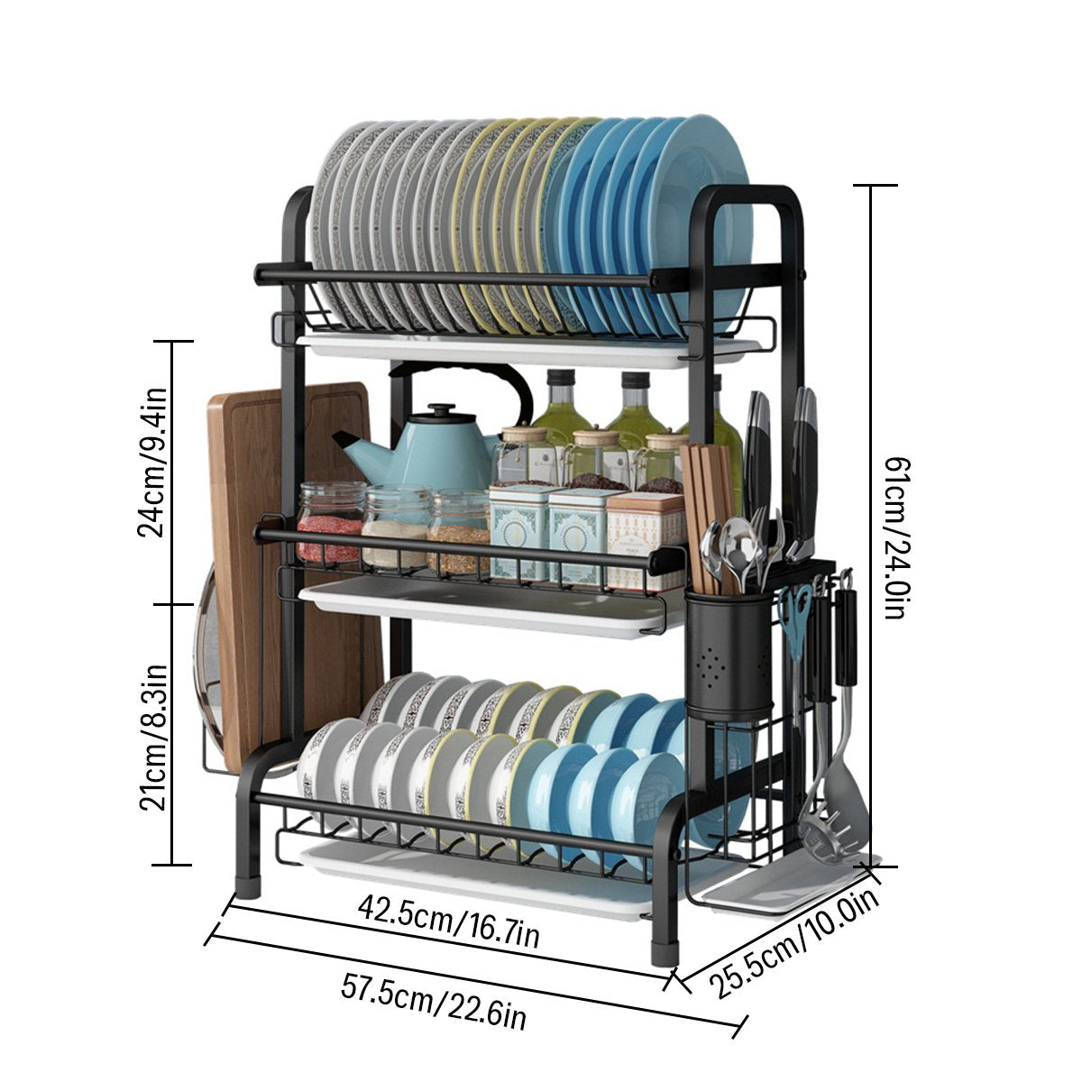 حامل تجفيف الصحون